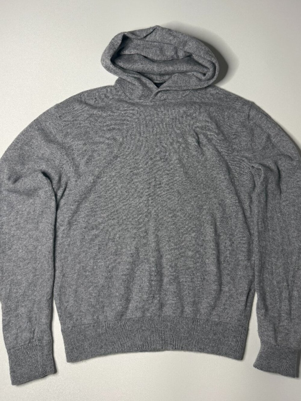 Greyson Koko Hoodie Mens Large Gray Wool Cashmere Pullover